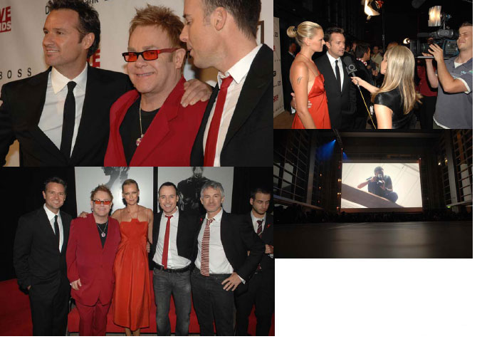 MOVE FOR AIDS. An amazing event, instigated by Mark Cavanaugh and the photographer James Huston, the event brought together The Australian Ballet, Sydney Dance Company, and Bungarra Dance Theatre who performed for guests before an auction where Elton John announced a personal donation to the AIDS Trust of two hundred and fifty thousand pounds.