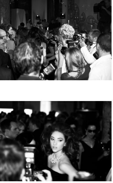 PASPALEY. To create an evening event in store to launch the new flag ship location at no. 2 Martin Place, Sydney. In order to create a powerful fashion moment the jewellery needs to be on the human body, creating something to photograph, something to inspire a photographer and something to add theatrically to the live event. 8 great girls and 10 photographers who follow the girls through the party creating commotion and mayhem, styling the girls like actresses from classic films, taking inspiration from Fellini’s la Dolce Vita, referencing the Anita Ekberg and Anouk Aimee characters, a black version of the Marilyn Monroe dress from Gentlemen Prefer Blondes and the Grace Kelly wardrobe in Hitchcock’s To Catch a Thief.