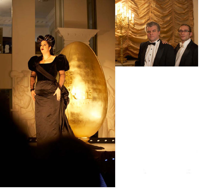 FABERGÉ. 2007 sees the legendary Jeweller Fabergé open its fi rst stand-alone store outside of Russia. Located in Martin Place, Sydney. The brief is to create a launch event over two nights where guests feel they are breathing the same air as the Tsars of Russia.