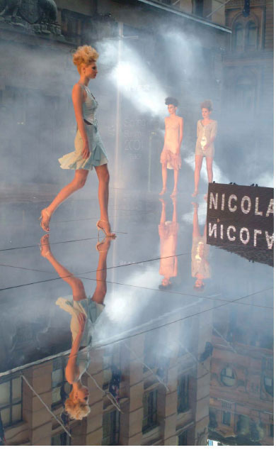 THE MYER SHOWS. S/S 04 – Martin Place, Sydney. A/W 04 – The Sydney Theatre, Sydney. S/S 05 – Martin Place, Sydney. A/W 05 – Central City Film Studios, Melbourne. S/S 06 – Royal Hall of Industries, Sydney