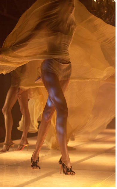 TERRY BIVIANO FIRST SHOW 2002. Terry is a shoe designer. This show was pivotal and set off a chain reaction that resulted in a long series of fashion shows that ended with the last S/S show for the department store MYER in 2006.