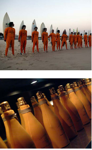 VEUVE CLICQUOT. Working with such a venerable champagne house and then translating it into various Australian locations was pure joy and a chance to play with people’s minds.