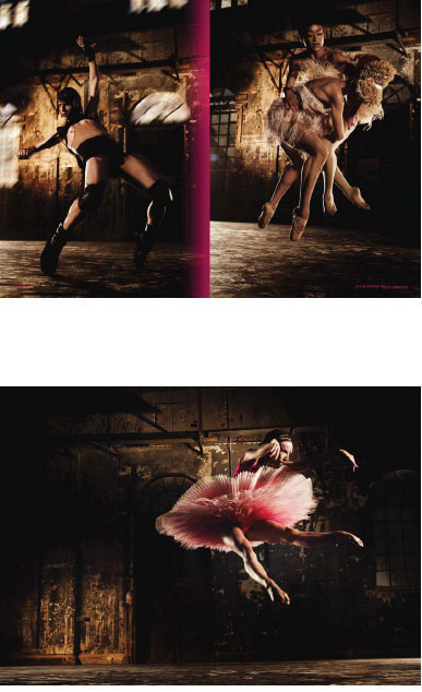 SYDNEY DANCE COMPANY SEASON BROCHURE 2008. Late in 2007 I got a call from Noel Staunton,with no artistic director in place, to generate a new look for the Sydney Dance Company. The first time in 30 years that the dancers were photographed without Graham Murphy’s direction. I was asked to create a brochure that heralded three new works that had not yet been created. It meant an entire re-imaging of the company to ignite new found interest. I assembled the team, photographer Jez Smith, Master Stylist Kelvin Harries, Hair Artist Darren Borthwick and Make Up Artist Natasha Severino, best in their fi elds. My role did not stop with the creation of the images; there were sleepless nights directing contracted graphic designers Frost – but all worth it in the end