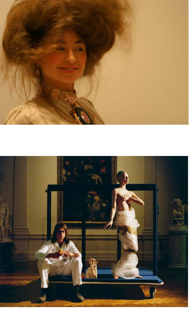 F&R Fairfax & Roberts Jewellers wanted to celebrate the launch the first publication of their magazine Lumiere. As part of the event guests looped through the Art Gallery of NSW’s vast salons of 18th and 19th century art. Strategically positioned were female performers of every type,  actresses, strippers, showgirls, models, contemporary dancers, ballerinas and life models. Each group set in scenarios that complemented or dramatically contrasted with the art works that surrounded them.