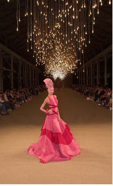 MICHELLE JANK SHOW 2005. Little did I know that when Michelle asked me to do her show it would be the highlight of all my fashion work, Michelle puts all the best talent together, Dottie, Brent Lawler, Seymour Butts, Jason Capobianco, Peter Phillips it was a rare and beautiful show. Photography by Richard Freeman.