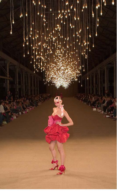 MICHELLE JANK SHOW 2005. Little did I know that when Michelle asked me to do her show it would be the highlight of all my fashion work, Michelle puts all the best talent together, Dottie, Brent Lawler, Seymour Butts, Jason Capobianco, Peter Phillips it was a rare and beautiful show. Photography by Richard Freeman.